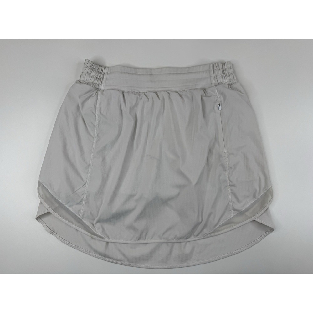Lululemon Hotty Hot High-Rise Skirt Skort Size 8 White Tennis Prep Golf Sporty - Picture 3 of 13